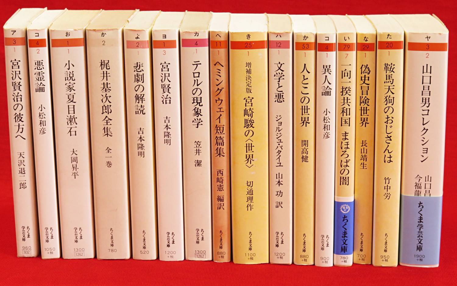 中上健次全集』など、世界陶磁全集のバラ、山岳関連、ダム工事誌ほか計